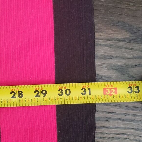 Almost Famous S Black White Pink Striped Elbow Sleeve Sweater Dress Zip Up - Picture 13 of 13